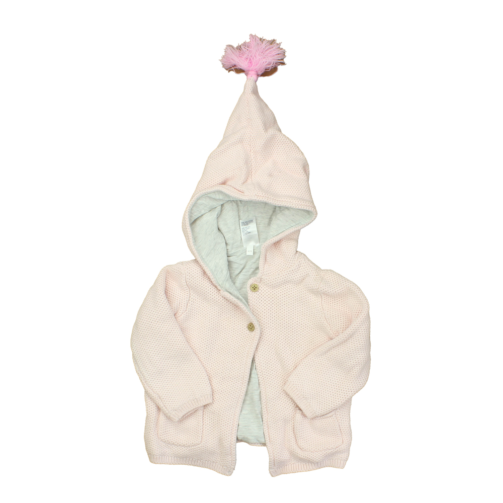 Anko Girls Pink | Grey Cardigan size: 12-18 Months
